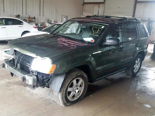 1J8GR48K68C232042 - 2008 JEEP GRAND CHER GREEN photo 2