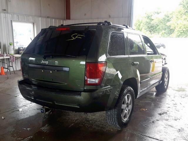 1J8GR48K68C232042 - 2008 JEEP GRAND CHER GREEN photo 4