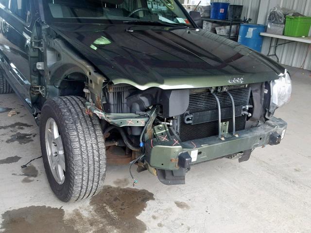 1J8GR48K68C232042 - 2008 JEEP GRAND CHER GREEN photo 9