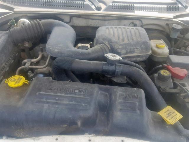 1B7FL26P81S137372 - 2001 DODGE DAKOTA WHITE photo 7