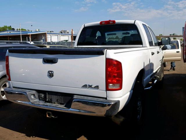 1D7KS28CX6J137694 - 2006 DODGE RAM 2500 S Սպիտակ լուսանկար 4