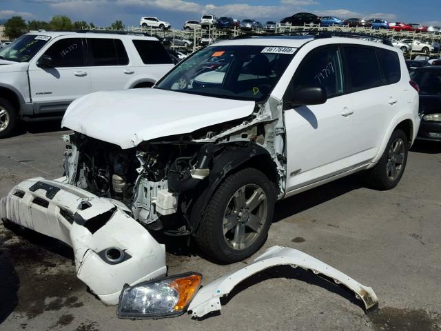 2T3RK4DV2BW050217 - 2011 TOYOTA RAV4 SPORT WHITE photo 2