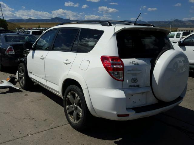 2T3RK4DV2BW050217 - 2011 TOYOTA RAV4 SPORT WHITE photo 3