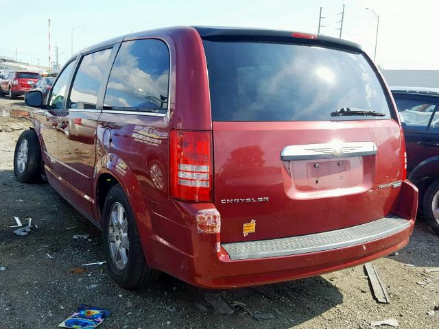 2A4RR2D16AR334112 - 2010 CHRYSLER TOWN & COU RED photo 3
