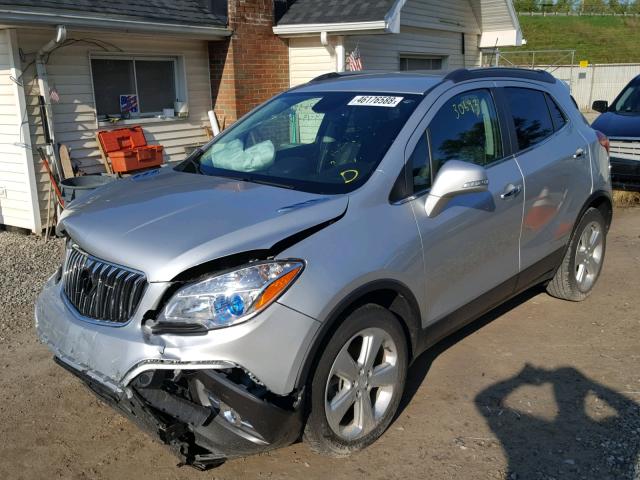 KL4CJBSB7FB165443 - 2015 BUICK ENCORE CON SILVER photo 2