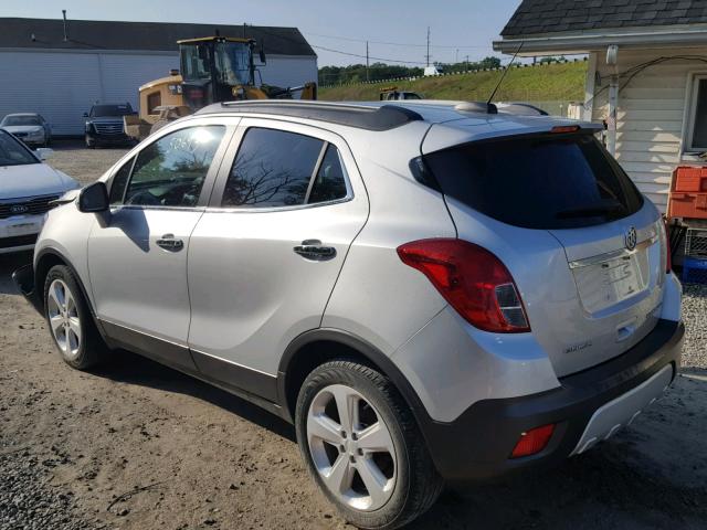 KL4CJBSB7FB165443 - 2015 BUICK ENCORE CON SILVER photo 3