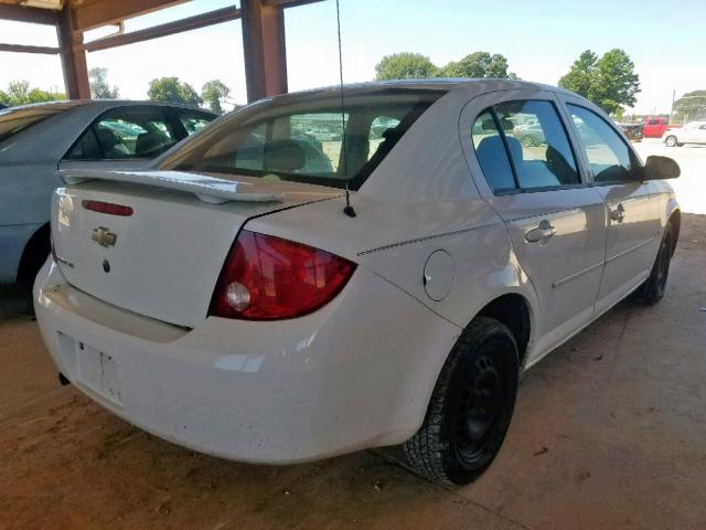 1G1AL55F277227125 - 2007 CHEVROLET COBALT LT WHITE photo 4