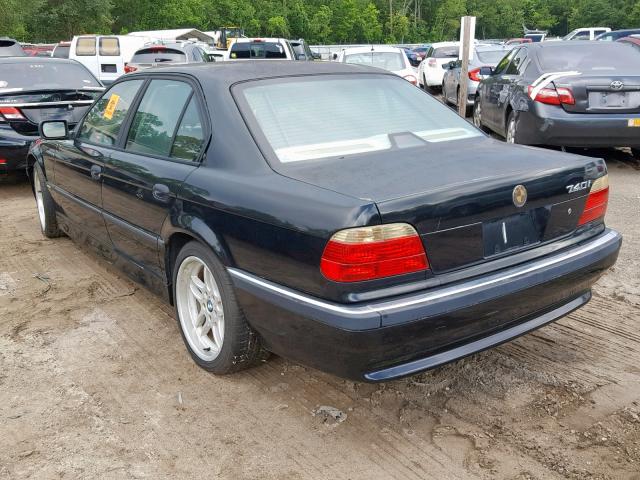 WBAGG83481DN82525 - 2001 BMW 740 I AUTO BLACK photo 3