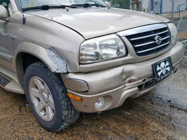 JS3TX92V434101434 - 2003 SUZUKI XL7 PLUS BEIGE photo 9