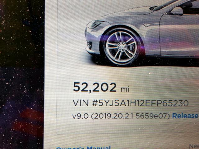 5YJSA1H12EFP65230 - 2014 TESLA MODEL S فضي صورة 8