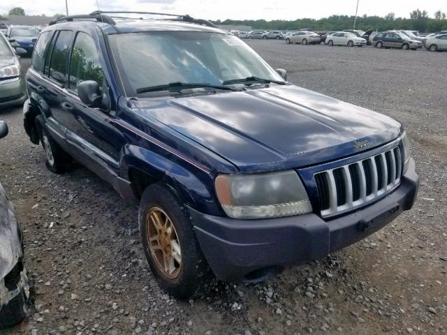 1J4GW48S14C237878 - 2004 JEEP GRAND CHER BLUE photo 1