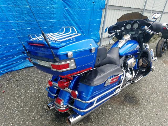 1HD1FC4127Y609933 - 2007 HARLEY-DAVIDSON FLHTCUI BLUE photo 4