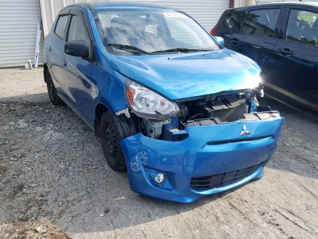 ML32A3HJ6FH009285 - 2015 MITSUBISHI MIRAGE DE BLUE photo 1