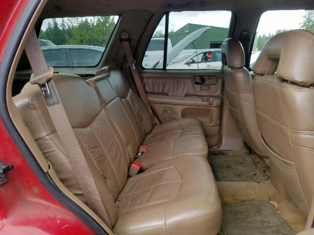 1GNDT13W3T2306916 - 1996 CHEVROLET BLAZER RED photo 6