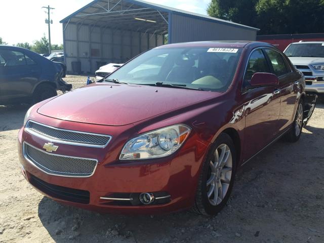 1G1ZK57708F155196 - 2008 CHEVROLET MALIBU LTZ ბურგუნდია ფოტო 2