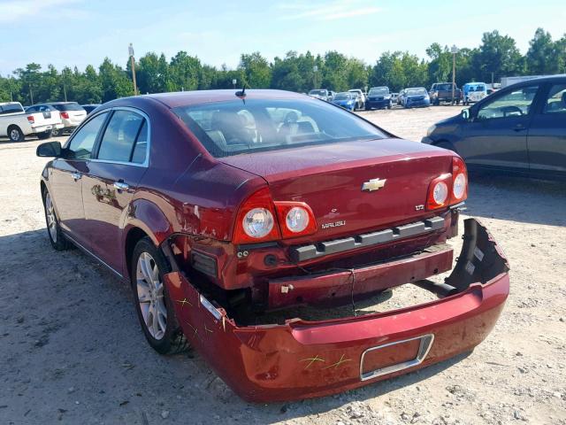 1G1ZK57708F155196 - 2008 CHEVROLET MALIBU LTZ ბურგუნდია ფოტო 3