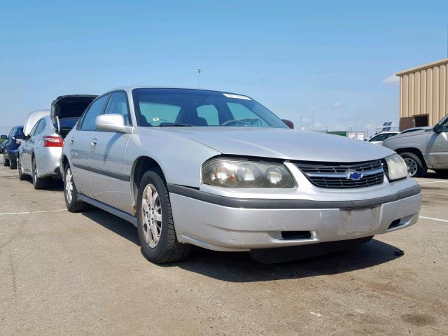 2G1WF55E919246135 - 2001 CHEVROLET IMPALA SILVER photo 1