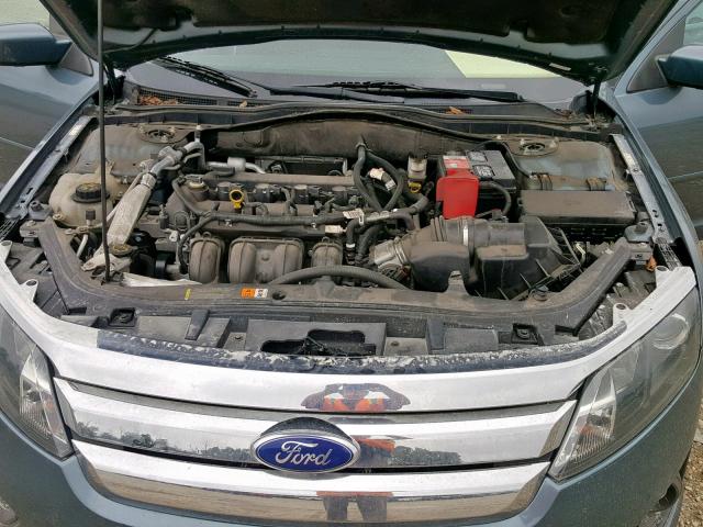 3FAHP0HA7BR302342 - 2011 FORD FUSION SE GRAY photo 7