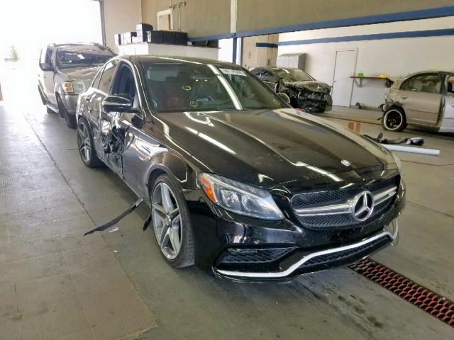 55SWF8HB2FU084201 - 2015 MERCEDES-BENZ C 63 AMG-S BLACK photo 1