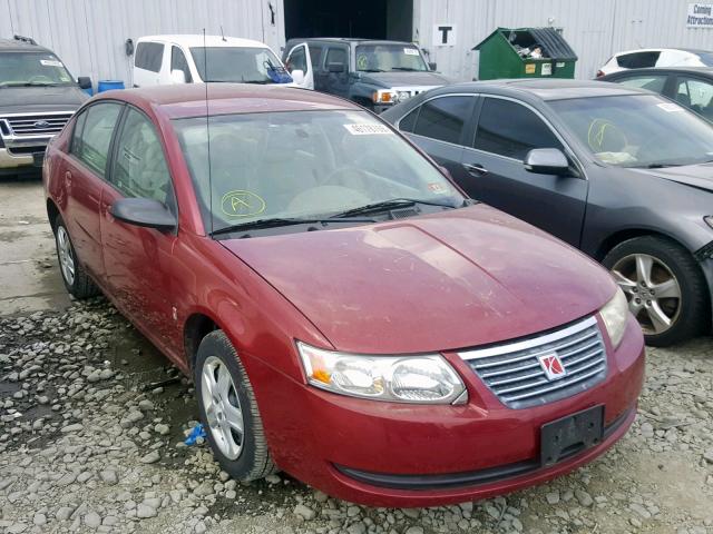 1G8AJ58F37Z113559 - 2007 SATURN ION LEVEL BURGUNDY photo 1