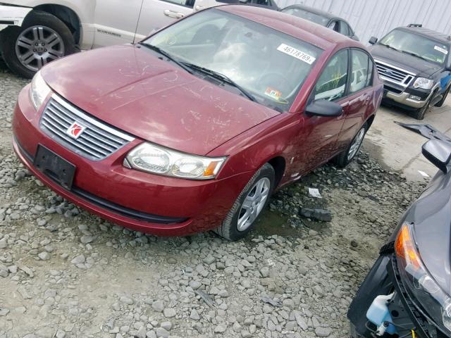 1G8AJ58F37Z113559 - 2007 SATURN ION LEVEL BURGUNDY photo 2