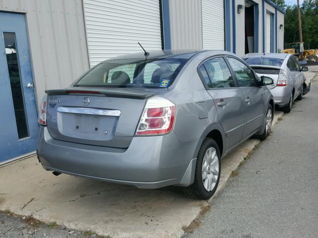 3N1AB6AP2CL771471 - 2012 NISSAN SENTRA 2.0 GRAY photo 4