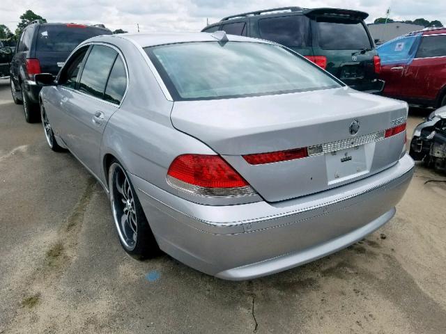 WBAGN834X3DK10564 - 2003 BMW 760 LI SILVER photo 3