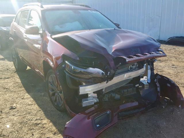 1C4PJMDX9KD354363 - 2019 JEEP CHEROKEE L BURGUNDY photo 1