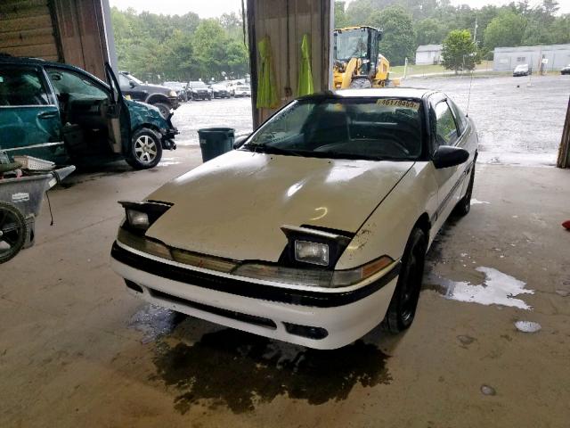 4A3CS44R4LE085176 - 1990 MITSUBISHI ECLIPSE GS WHITE photo 2