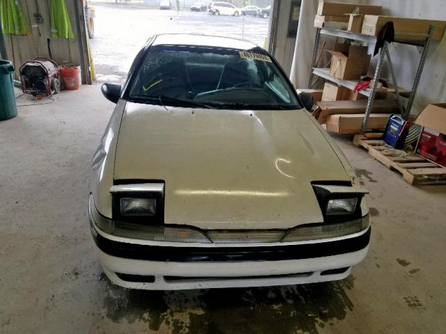 4A3CS44R4LE085176 - 1990 MITSUBISHI ECLIPSE GS WHITE photo 9