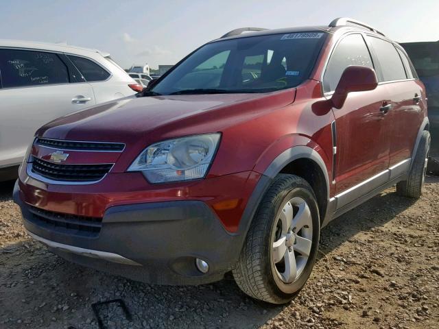 3GNAL2EK2CS576808 - 2012 CHEVROLET CAPTIVA SP RED photo 2