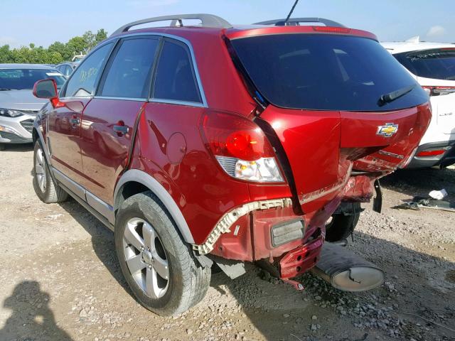 3GNAL2EK2CS576808 - 2012 CHEVROLET CAPTIVA SP RED photo 3