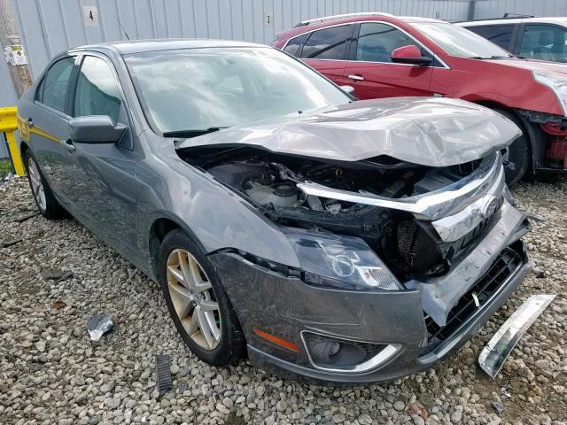 3FAHP0JA0AR400640 - 2010 FORD FUSION SEL GRAY photo 1