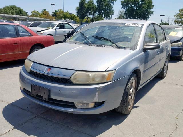 1G8AL52F73Z152328 - 2003 SATURN ION LEVEL BLUE photo 2