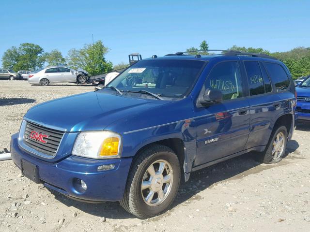 1GKDT13S252105165 - 2005 GMC ENVOY BLUE photo 2