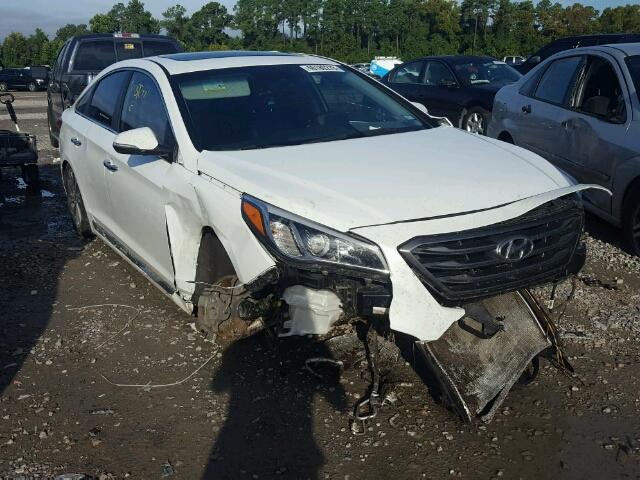 5NPE34AF0HH584678 - 2017 HYUNDAI SONATA SPO WHITE photo 1