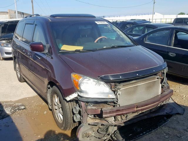 5FNRL3H67AB003635 - 2010 HONDA ODYSSEY EX MAROON photo 1