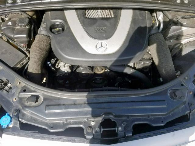 4JGCB65E87A037182 - 2007 MERCEDES-BENZ R 350 SILVER photo 7