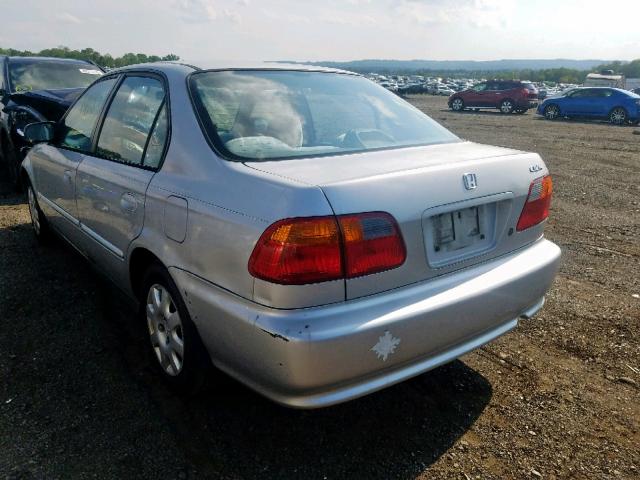 2HGEJ6614XH584237 - 1999 HONDA CIVIC BASE GRAY photo 3