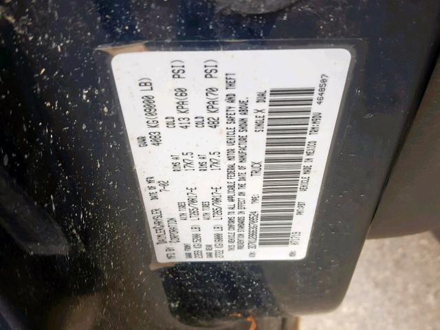 3D7KU28663G709524 - 2003 DODGE RAM 2500 S Կապույտ լուսանկար 10