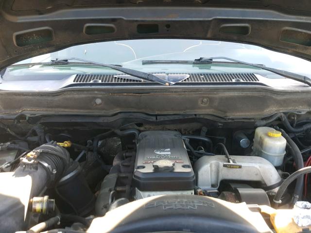 3D7KU28663G709524 - 2003 DODGE RAM 2500 S Կապույտ լուսանկար 7