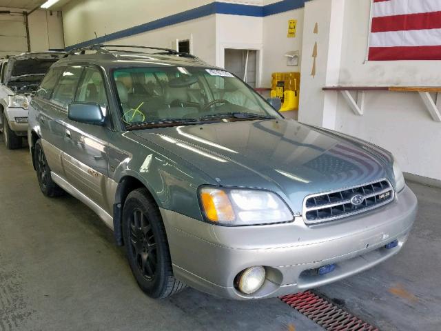 4S3BH806517671029 - 2001 SUBARU LEGACY OUT GREEN photo 1