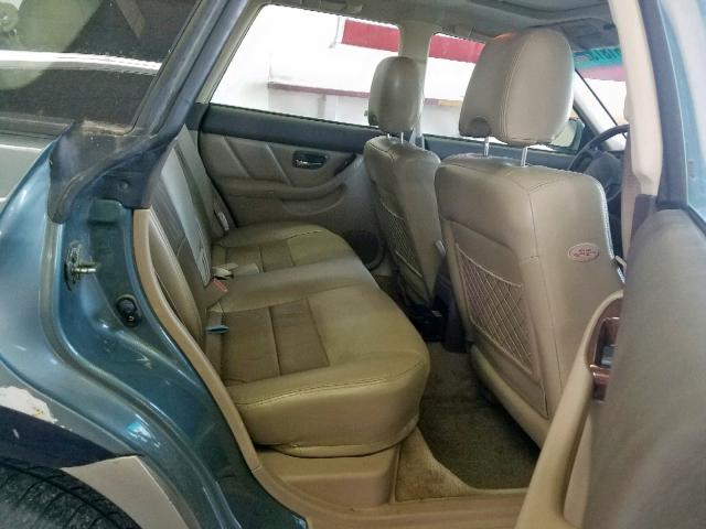 4S3BH806517671029 - 2001 SUBARU LEGACY OUT GREEN photo 6