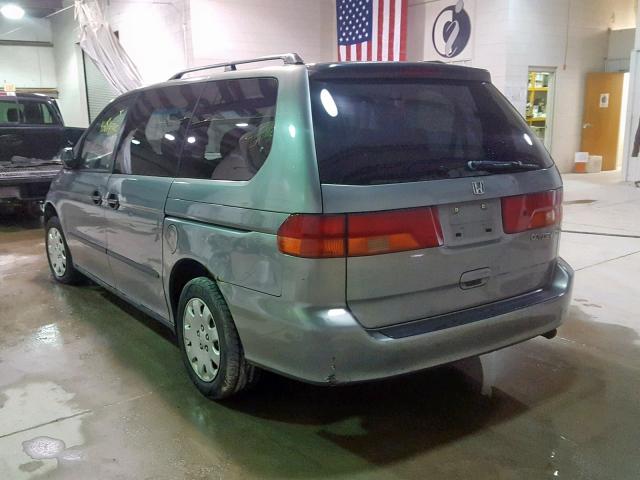 2HKRL18581H577951 - 2001 HONDA ODYSSEY LX GRAY photo 3