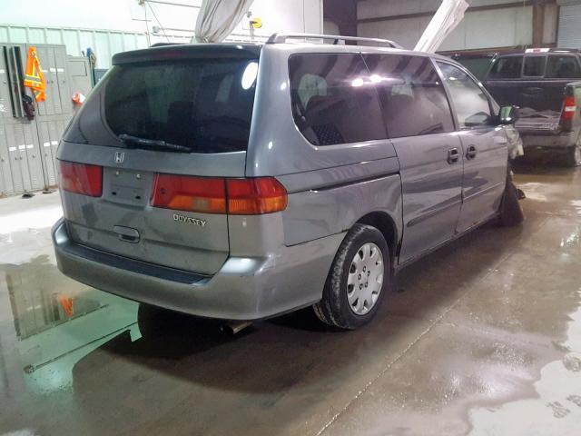 2HKRL18581H577951 - 2001 HONDA ODYSSEY LX GRAY photo 4