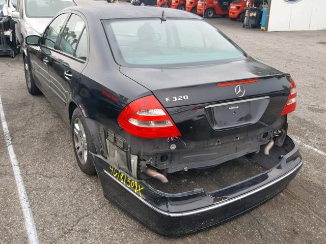 WDBUF65J54A501663 - 2004 MERCEDES-BENZ E 320 BLACK photo 3