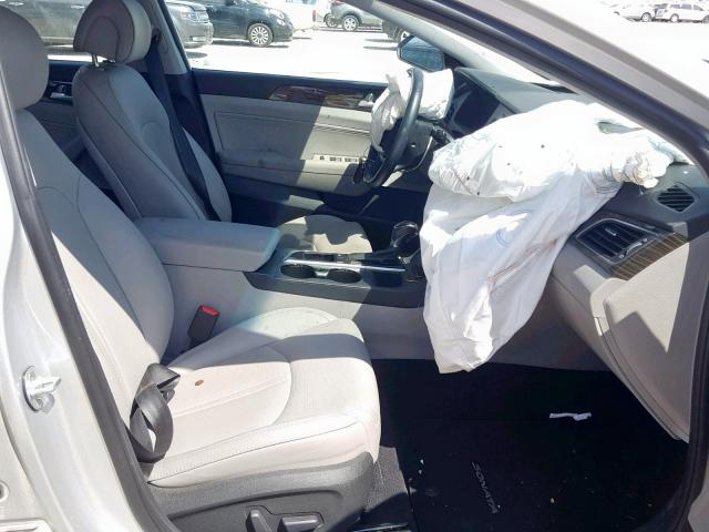 5NPE34AF4GH374258 - 2016 HYUNDAI SONATA SPO SILVER photo 5