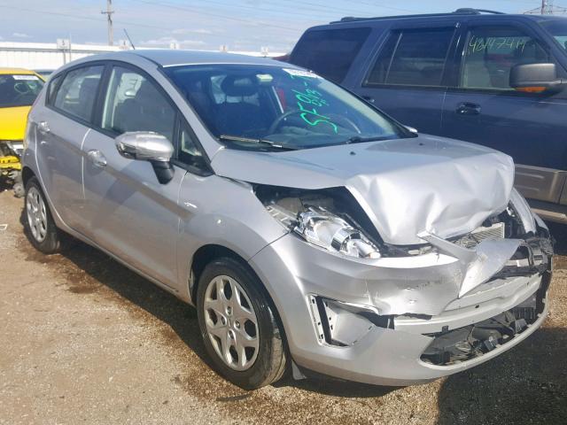 3FADP4EJ8DM224406 - 2013 FORD FIESTA SE SILVER photo 1