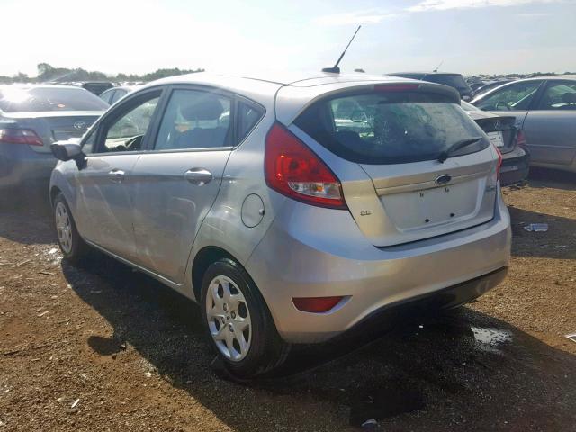 3FADP4EJ8DM224406 - 2013 FORD FIESTA SE SILVER photo 3