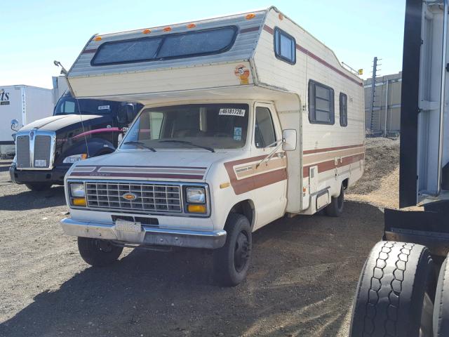 1FDKE30L3EHA90738 - 1984 EL DORADO ECONOLINE BEIGE photo 2